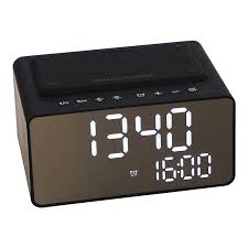 WAVE Stereo Alarm Clock, Bluetooth, Black - JVD